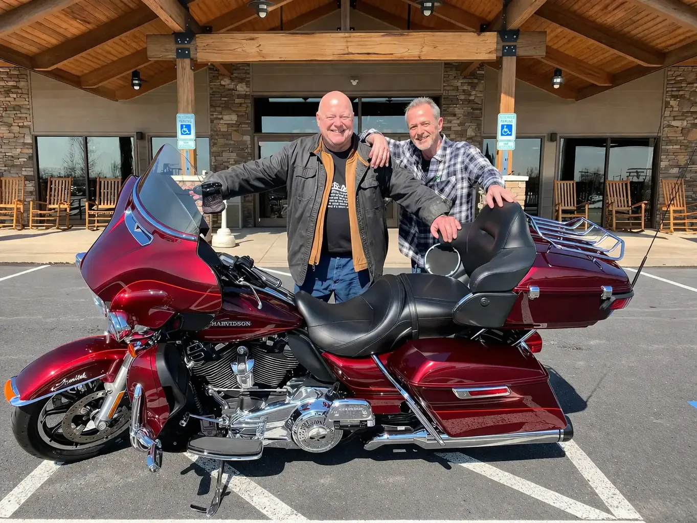 Customer testimonial photo